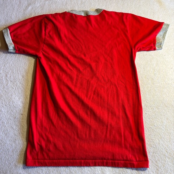 Vintage Ft Robinson State Park Ringer T Shirt Red Graphic Tee Men's S - Picture 7 of 8